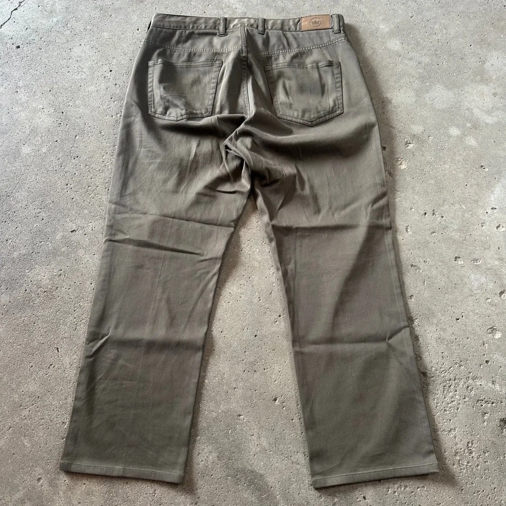 Peter Millar Crown Ultimate Sateen 5-Pocket Pants Mens 32x28 Brown Modal Chino